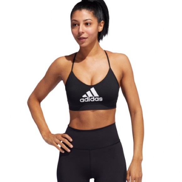 adidas Other - Adidas Black All Me Badge of Sport Logo Bralette